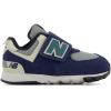 imageNew Balance UnisexChild 574 V1 Season Newb Hook and Loop SneakerNb NavySlate Gray
