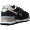 imageNew Balance Womens 574 Core SneakerBlackWhite