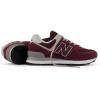 imageNew Balance Womens 574 Core SneakerBurgundywhite