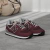 imageNew Balance Womens 574 Core SneakerBurgundywhite