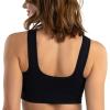 imageNew Balance Womens Seamless Medium Impact High Neck Scoop Back Sports Bra with Removable PadsTornado