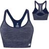 imageNew Balance Womens Seamless Medium Padded Cami Sports Bra Workout Yoga Top Sostn DeportivoDark Oxide