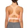 imageNew Balance Womens Seamless Wirefree Racerback Sports Bra with Removable Pads Bottom Band with LogoBold Citrus