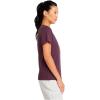 imageNew Balance Womens Sport Essentials Jersey Logo TShirtPlum Brown