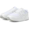 imageNew Balance BabyGirls 574 V1 Evolved Newb Hook ampamp Loop SneakerWhiteSilver Metalic