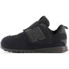 imageNew Balance Boys 574 Newb V1 Neo Sole Hook and Loop SneakerBlackBlack
