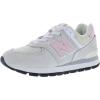 imageNew Balance Boys 574 V1 Konkrete Jungle Laceup SneakerSolid GreyTeam PinkSilver
