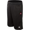 imageNew Balance Boys Athletic Shorts  MoistureWicking Performance Mesh Active Shorts for Boys for Running and Sports 420Dark Black