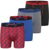 imageNew Balance Boys Tagless Moisture Wicking Breathable Boxer Briefs Underwear 2 Performance2 MeshTeam RedBlackTeam RoyalDark Arctic Grey
