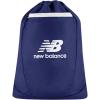 imageNew Balance Drawstring Backpack Small Gym Travel Bag with Front Zip Pocket Sports Cinch Sack for Men and Women Black 175 InchNavy