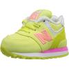 imageNew Balance Kids 574 V1 Boardwalk Laceup SneakerYellowPink