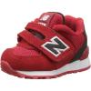 imageNew Balance Kids 574 V1 Classic Hook and Loop SneakerRedBlackWhite