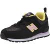 imageNew Balance Kids 574 V1 Familiar Ground Laceup SneakerBlackDark Violet GloFirst Light