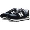imageNew Balance Kids 574 V1 Familiar Ground Laceup SneakerBlackWhite