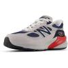 imageNew Balance Kids 990 V6 Laceup SneakerGrey MatterTeam Red