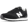 imageNew Balance Mens 515 V3 SneakerBlackWhiteAluminum Grey