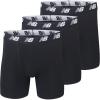 imageNew Balance Mens 5quot No Fly Cotton Performance Boxer Briefs 3Pack Or 4PackBlackBlackBlack