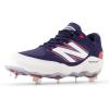 imageNew Balance Mens Fresh Foam X 3000 V7 Baseball ShoeWhiteTeam RedTeam Navy