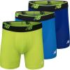 imageNew Balance Mens Ultra Soft Performance 6quot Boxer Briefs with No Fly 3 PackTeam RoyalHiliteBolt