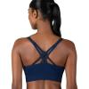 imageNew Balance Seamless Sports Bra Sostn Deportivo Strappy Yoga Athletic MoistureWickingNavy