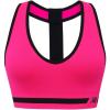 imageNew Balance Seamless Wirefree VNeck TBack Racer Sports Bra with Allover TextureAlpha Pink