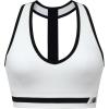 imageNew Balance Seamless Wirefree VNeck TBack Racer Sports Bra with Allover TextureMunsell White