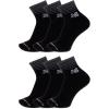 imageNew Balance UnisexAdults Mens and Womens Performance Cushioned Ankle Socks6 PairsMoisture WickingBlack