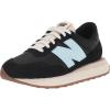 imageNew Balance Womens 237 V1 SneakerBlackBleach Blue