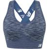 imageNew Balance Womens Seamless High Impact Sports Bra with Adjustable Wide Straps and Removal PadsVintage Indigo