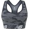 imageNew Balance Womens Seamless Wirefree Racerback Sports Bra with Removable Pads Bottom Band with LogoCamo Magnet
