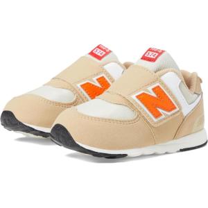 imageNew Balance BabyBoys 574 Newb V2 Heritage Brights Hook and Loop SneakerIncensePoppy