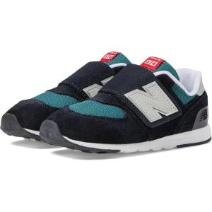 imageNew Balance BabyGirls 574 V1 History Newb Hook ampamp Loop SneakerBlackNew Spruce