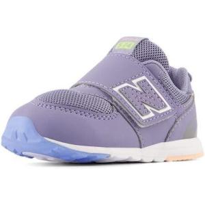 imageNew Balance BabyGirls 574 V1 Midsole Hook and Loop SneakerAstral PurpleClear Yellow