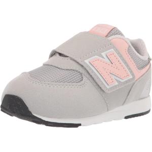 imageNew Balance Boys 574 Newb V1 Neo Sole Hook and Loop SneakerRain CloudPink Haze