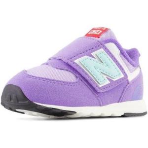 imageNew Balance Boys 574 Newb V1 Neo Sole Hook and Loop SneakerViolet CrushBright Cyan