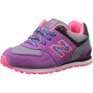 imageNew Balance Boys 574 V1 Laceup SneakerGreyPurple