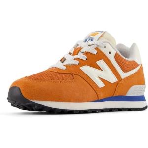 imageNew Balance Boys 574 V1 Laceup SneakerInfield ClaySea Stone