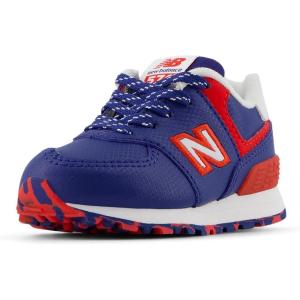 imageNew Balance Boys 574 V1 Laceup SneakerInkwellWhite