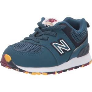 imageNew Balance Boys 574 V1 Laceup SneakerLagoonEclipse