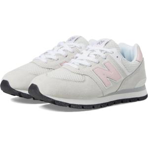 imageNew Balance Boys 574 V1 Laceup SneakerReflectionShell Pink