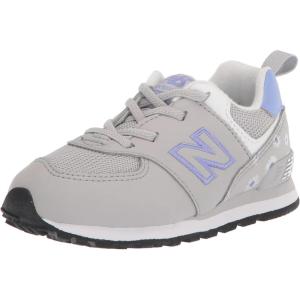 imageNew Balance Boys 574 V1 Laceup SneakerSummer FogVibrant Violet