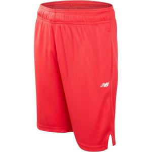 imageNew Balance Boys Active Shorts  Performance Gym Shorts with Pockets  Kids Mesh Athletic Shorts for Boys Size 420Red