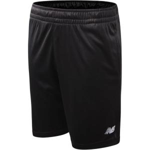 imageNew Balance Boys Athletic Shorts  MoistureWicking Performance Mesh Active Shorts for Boys for Running and Sports 420Solid Black