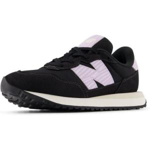 imageNew Balance Kids 237 V1 Lace Up SneakerBlackLilac Glo