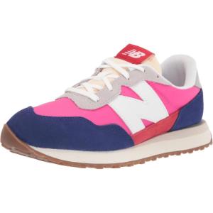 imageNew Balance Kids 237 V1 Lace Up SneakerBlueExuberant Pink
