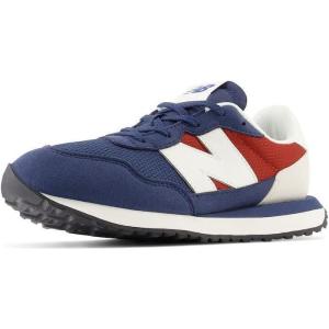 imageNew Balance Kids 237 V1 Lace Up SneakerNb NavyBrick RedWhite