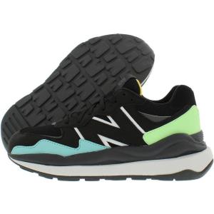 imageNew Balance Kids 574 Core LaceUp SneakerBlackVibrant Spring Glowblack