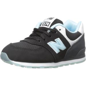 imageNew Balance Kids 574 V1 Boardwalk Laceup SneakerBlackBlue