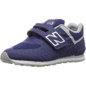 imageNew Balance Kids 574 V1 Classic Hook and Loop SneakerBlueGrey