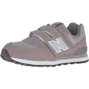 imageNew Balance Kids 574 V1 Classic Hook and Loop SneakerGreyGrey